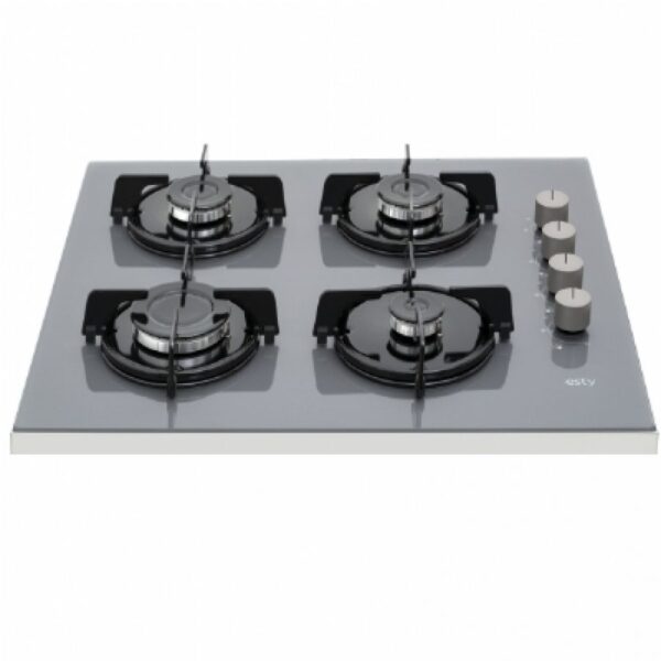 Esty SCO5402S01 Gri Cam Set Üstü Ocak